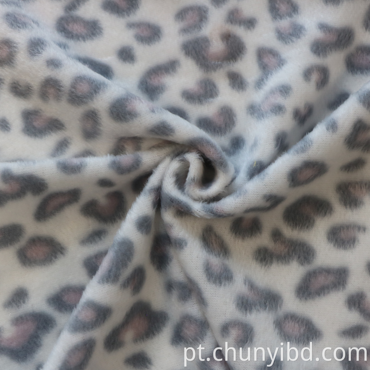 Designs de leopardo de tecido impresso